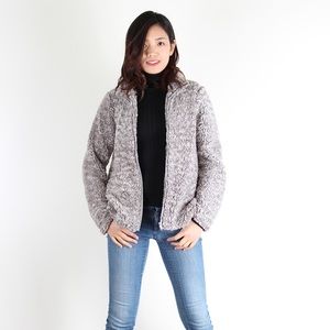 Last piece in size L! Charcoal Sherpa Jacket